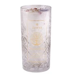 Wanddekoration - LED Licht - Blume des Lebens ca. 47x21 cm - Batteriebetrieben