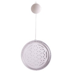 Wanddekoration - LED Licht -  Mandala ca. 47x21 cm - Batteriebetrieben