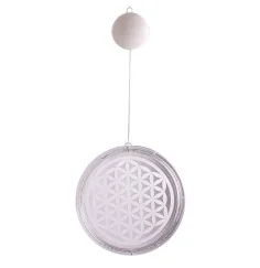 Wanddekoration - LED Licht - Mandala ca. 47x21 cm - Batteriebetrieben