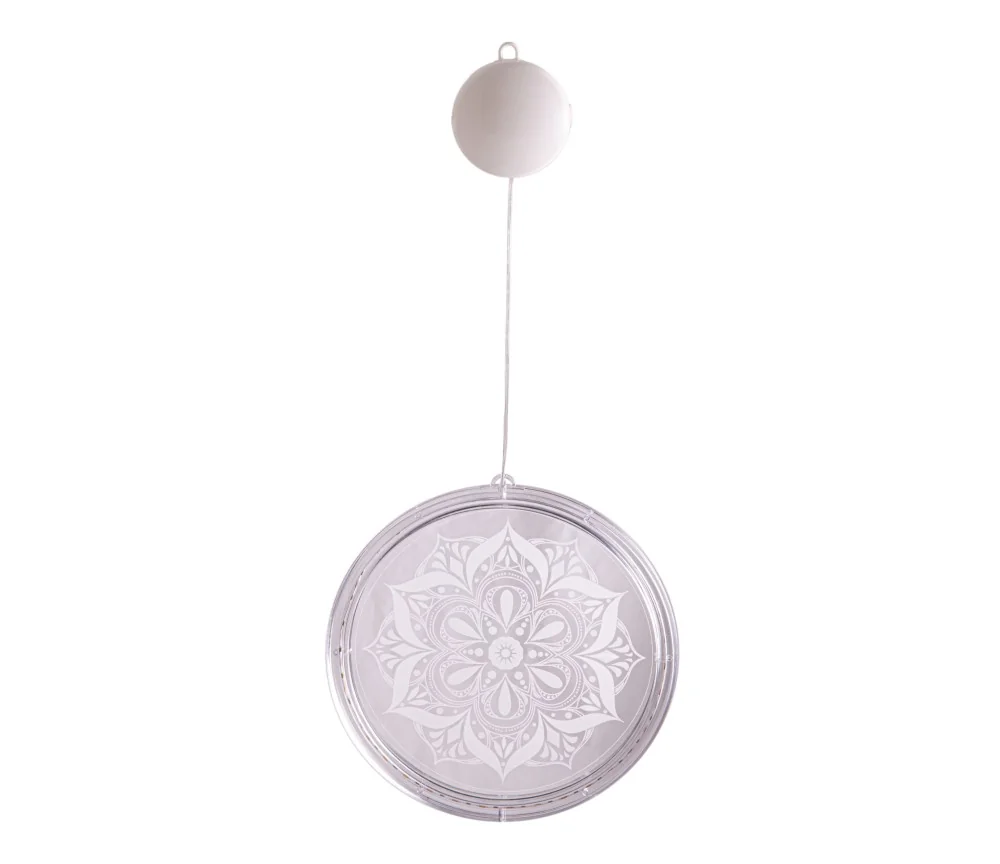 Wanddekoration - LED Licht Mandala ca. 1x47 cm