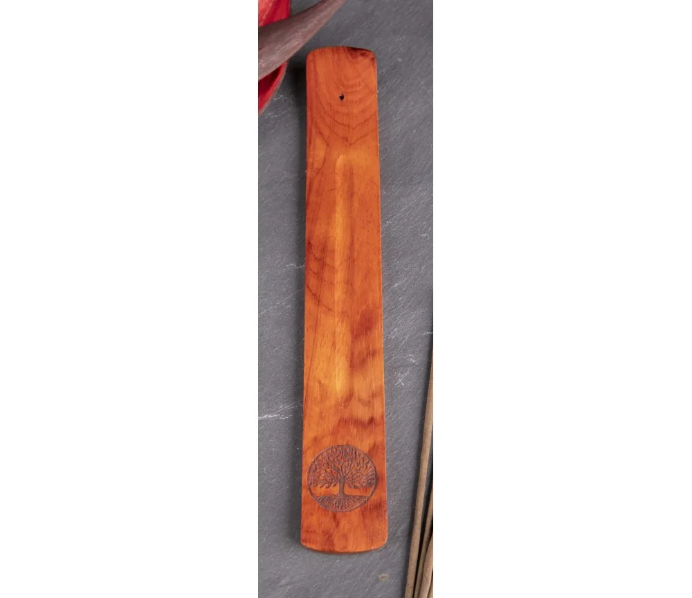 Räucherstäbchenhalter - Yggdrasil - Holz ca. 26x3,5cm