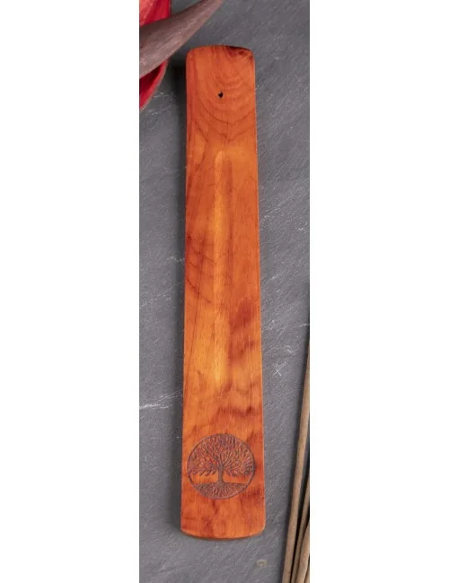 Räucherstäbchenhalter - Yggdrasil - Holz ca. 26x3,5cm