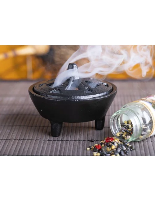 Räuchergefäß - Idhril - Gusseisen ca. 8x10,5cm