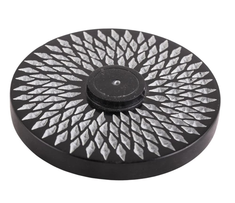 Räucherstäbchenhalter - Black Aster - rund- Speckstein ca. 10cm