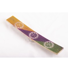 Räucherstäbchenhalter - Happy Sun - bunter Speckstein  25,5x4cm