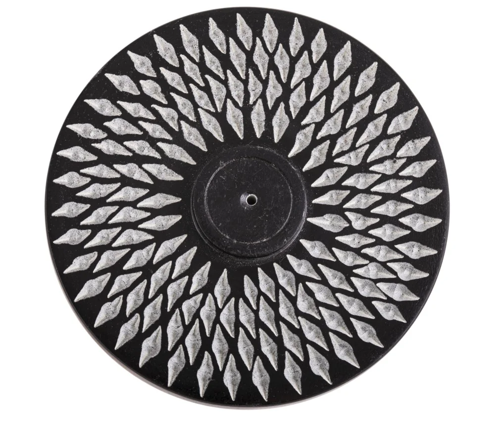 Räucherstäbchenhalter - Black Aster - rund- Speckstein ca. 10cm