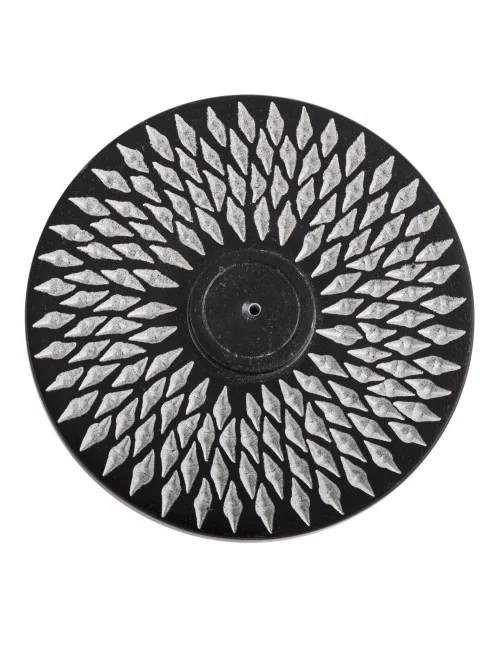 Räucherstäbchenhalter - Black Aster - rund- Speckstein ca. 10cm