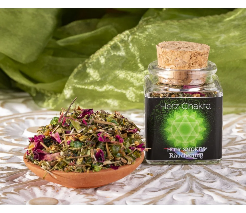 Holy Smokes - Räuchermischung - Chakra - Herzchakra - 50 ml