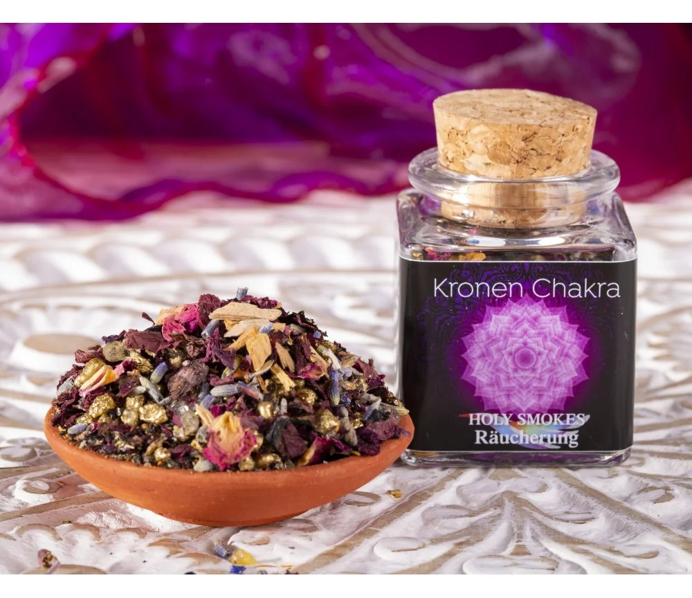 Holy Smokes - Räuchermischung - Chakra - Kronenchakra - 50 ml