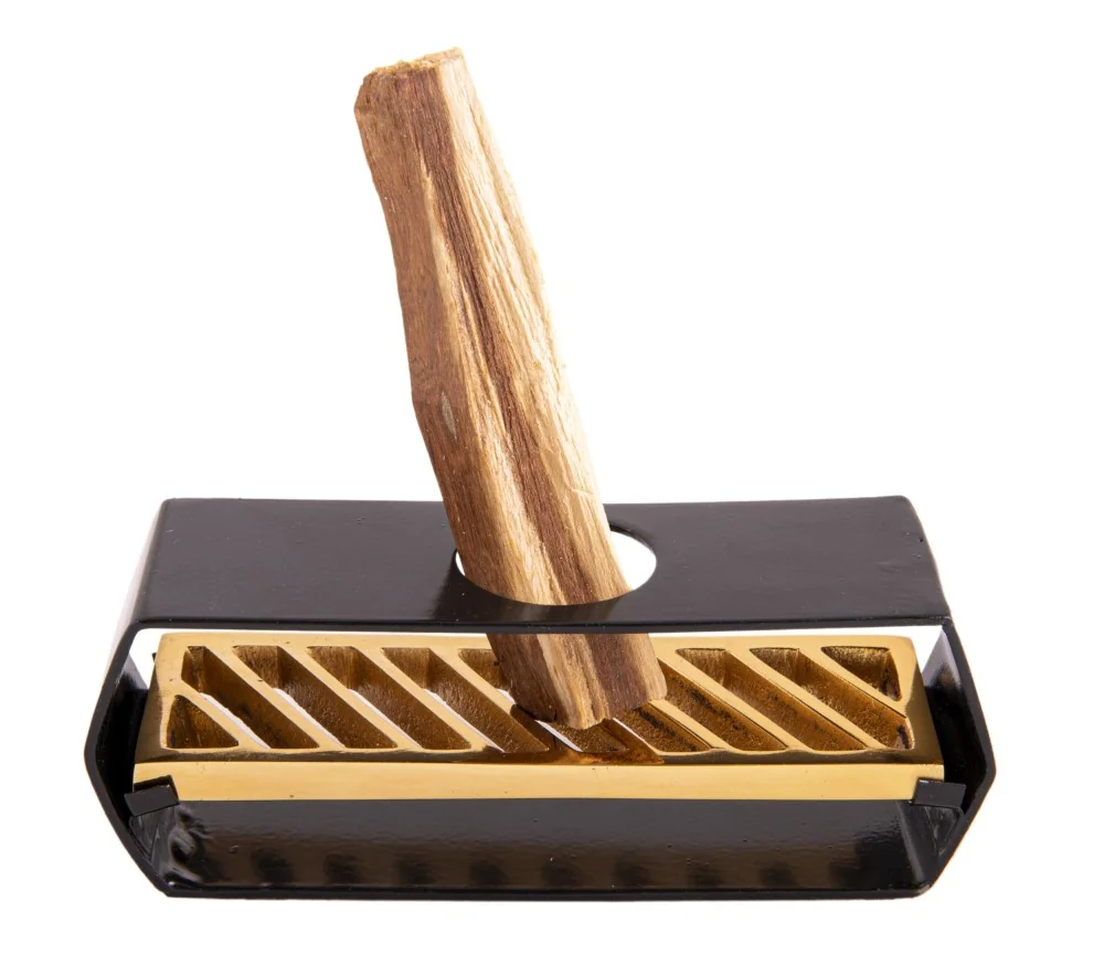 Räucherstäbchenhalter für Palo Santo Sticks - Metall - 13,5x4x5cm
