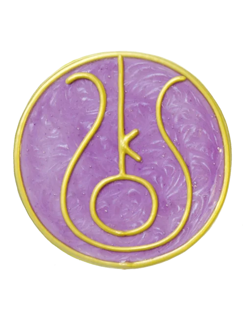 Ingrid Auer - Planetensymbol Chiron - Handgefertigtes Symbol - Transparentfolie