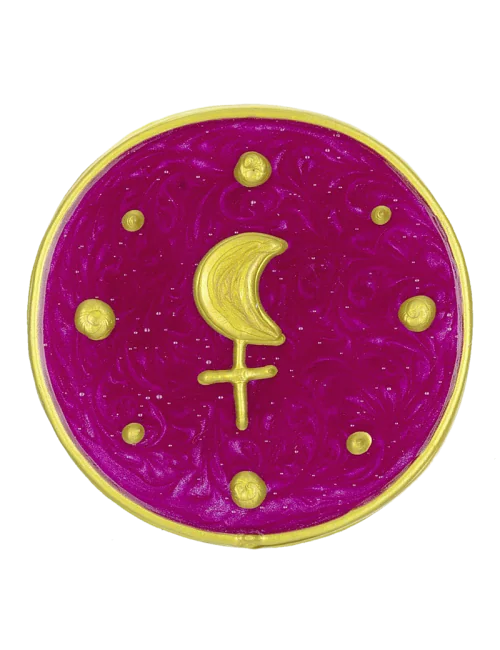 Ingrid Auer - Planetensymbol Lilith - Handgefertigtes Symbol - Transparentfolie