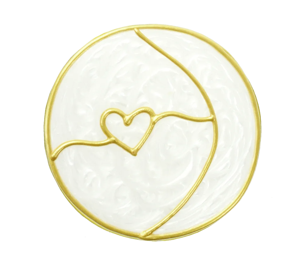 Ingrid Auer - Planetensymbol Mond - Handgefertigtes Symbol - Transparentfolie