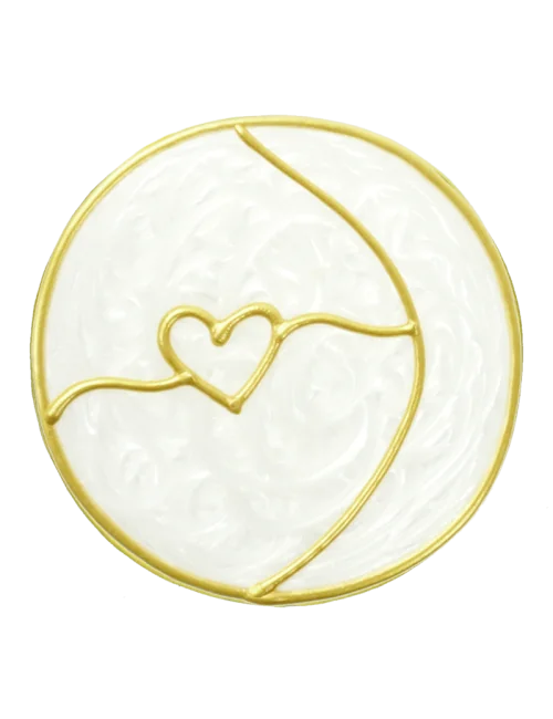 Ingrid Auer - Planetensymbol Mond - Handgefertigtes Symbol - Transparentfolie