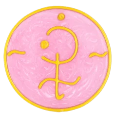 Ingrid Auer - Planetensymbol Ceres - Handgefertigtes Symbol - Transparentfolie