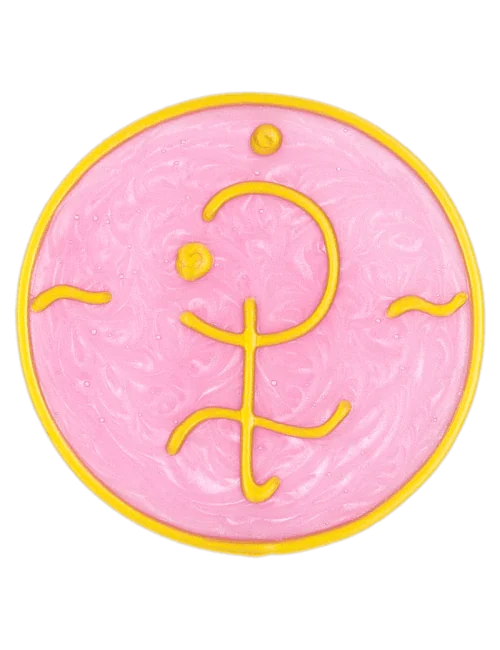 Ingrid Auer - Planetensymbol Ceres - Handgefertigtes Symbol - Transparentfolie