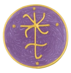 Ingrid Auer - Planetensymbol Juno - Handgefertigtes Symbol - Transparentfolie