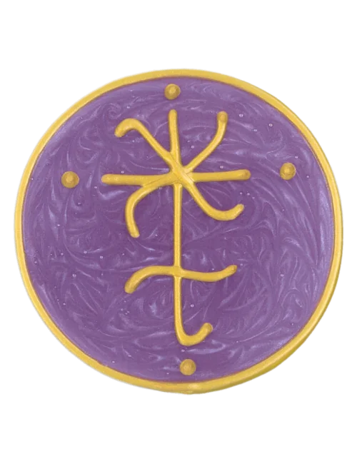 Ingrid Auer - Planetensymbol Juno - Handgefertigtes Symbol - Transparentfolie