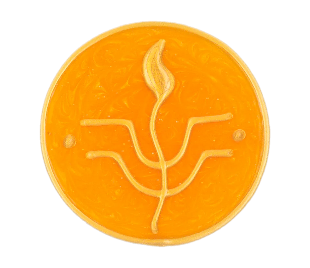 Ingrid Auer - Planetensymbol Vesta - Handgefertigtes Symbol - Transparentfolie