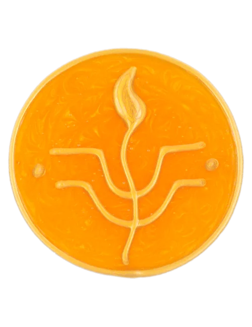 Ingrid Auer - Planetensymbol Vesta - Handgefertigtes Symbol - Transparentfolie