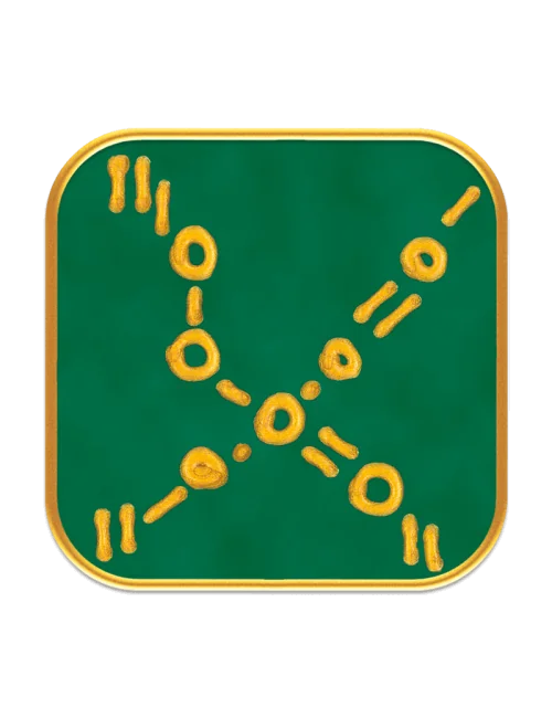 Ingrid Auer - Sternensymbol Arcturus - Handgefertigtes Symbol - Transparentfolie