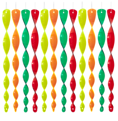 CIM - Pirouette Windspirale - Pirouette 29cm Mix Colour - Acrylglas - 1er