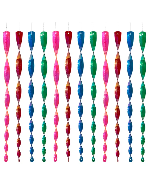 CIM - Pirouette Windspirale - Pirouette 49cm Perlmutt Mix Colour - Acrylglas - 4er Set