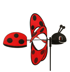 CIM - Windspiel - Tiere - Magic LADYBIRD -fliegender Marienkäfer - 38cm