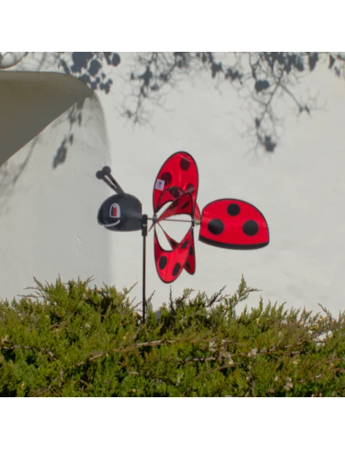 CIM - Windspiel - Tiere - Magic LADYBIRD -fliegender Marienkäfer - 38cm