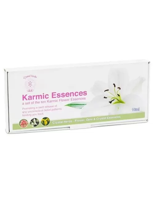 Crystal Herbs - Karma / Bachblüten Essenzen Set - 10er Set