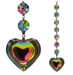 Hängende Dekoration - Fengshui - Fensterdekoration - Kristall - Regenbogen - Herz