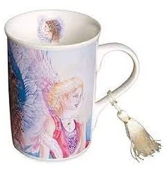 Angelstar - Porzellantasse - 3 Engel - in Geschenkbox