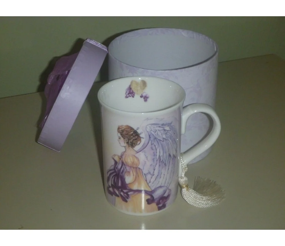 Angelstar - Porzellantasse - Engel der Würde - in Geschenkbox