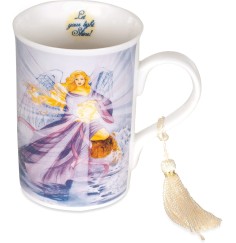 Angelstar - Porzellantasse - Engel des Lichts - in Geschenkbox