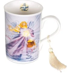 Angelstar - Porzellantasse - Engel des Lichts - in Geschenkbox