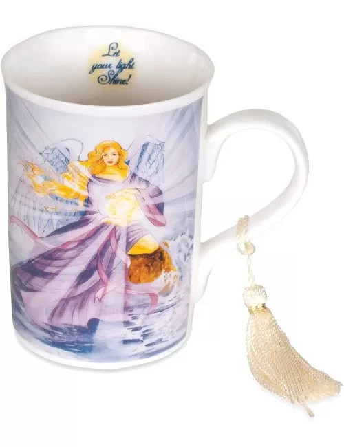 Angelstar - Porzellantasse - Engel des Lichts - in Geschenkbox