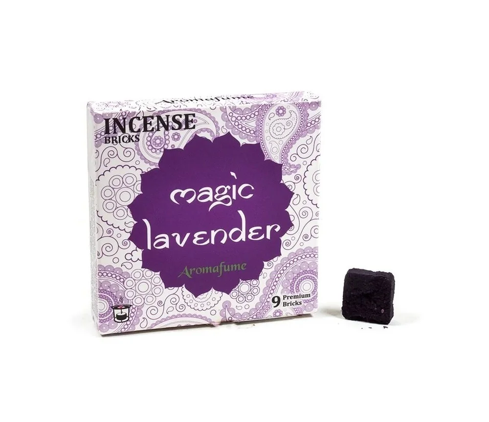 Aromafume - Weihrauchblöcke - Magic Lavender - 9 Stück Packung ca. 40gr