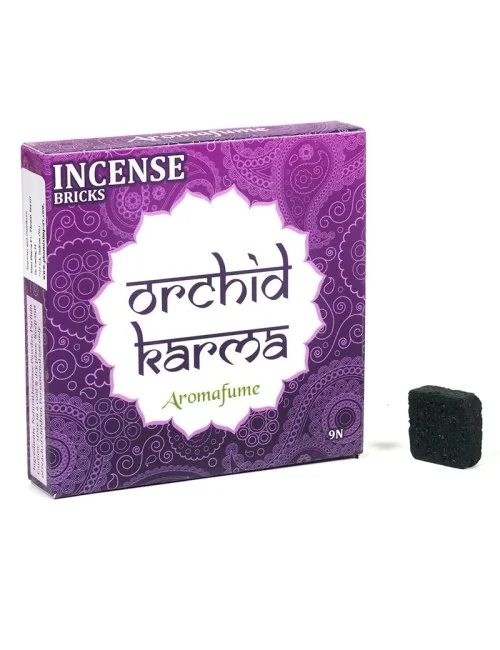 Aromafume - Weihrauchblöcke - Orchid Karma - 9 Stück Packung ca. 40gr