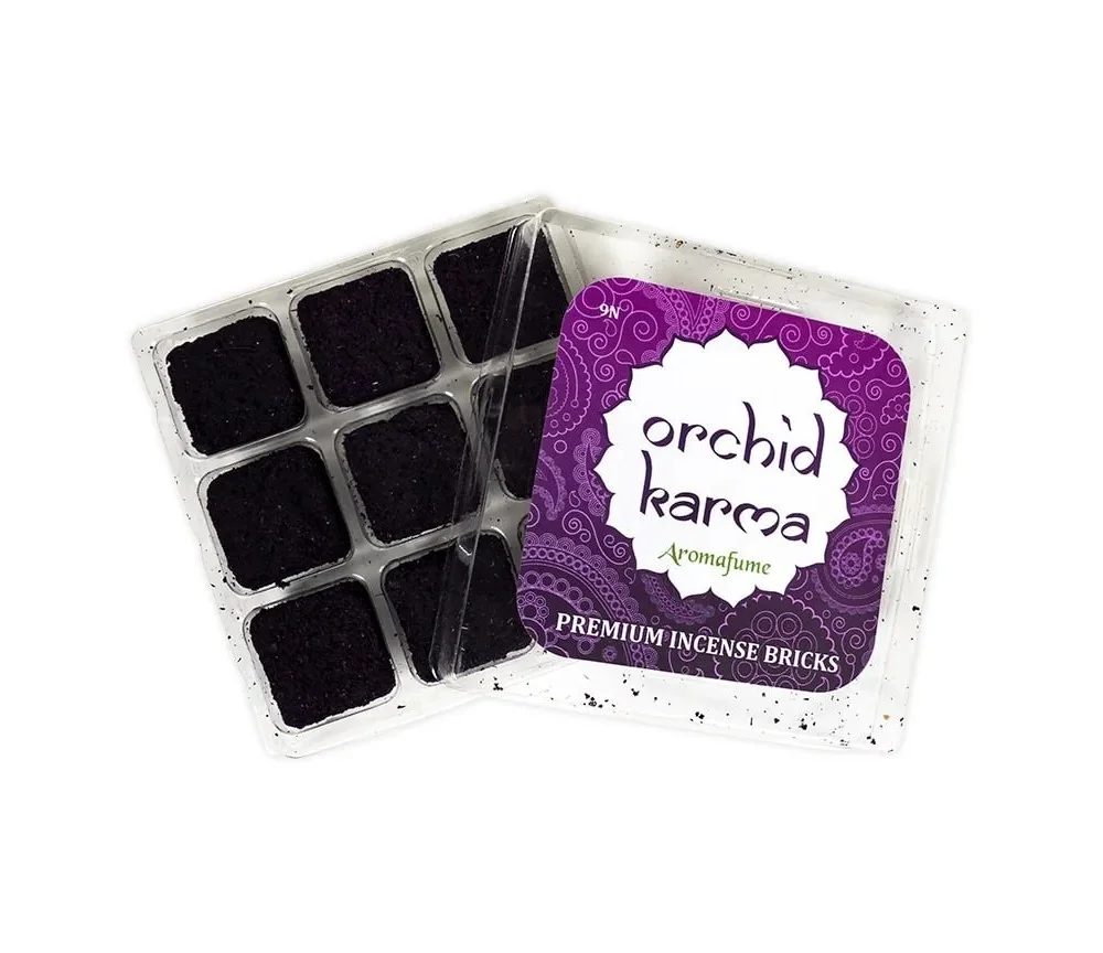 Aromafume - Weihrauchblöcke - Orchid Karma - 9 Stück Packung ca. 40gr