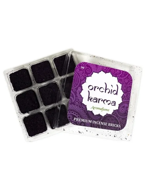 Aromafume - Weihrauchblöcke - Orchid Karma - 9 Stück Packung ca. 40gr