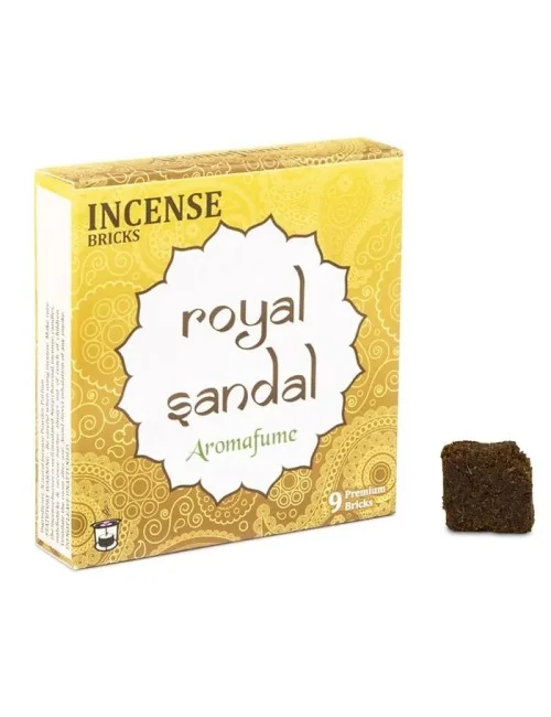 Aromafume - Weihrauchblöcke - Royal Sandal - 9 Stück Packung ca. 40gr