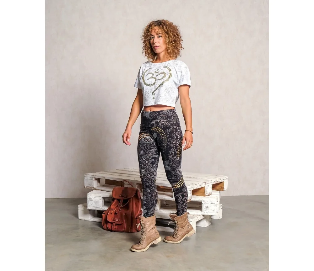 Spirit of OM - Shirt OM Time - weiß/gold