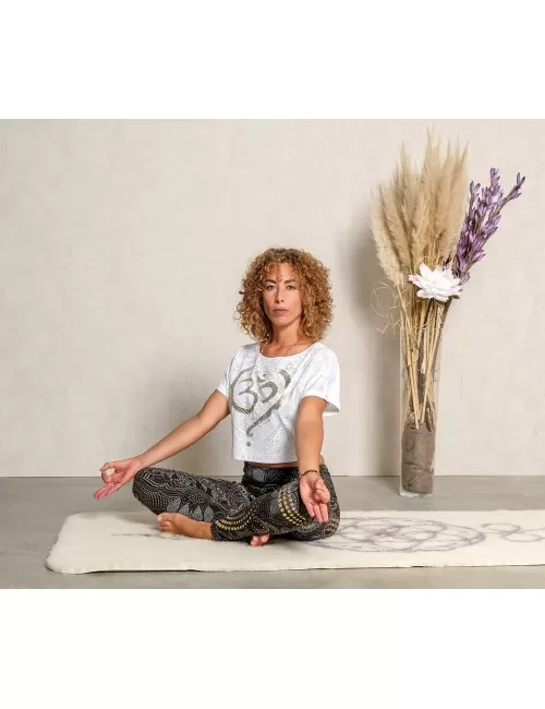 Spirit of OM - Shirt OM Time - weiß/gold