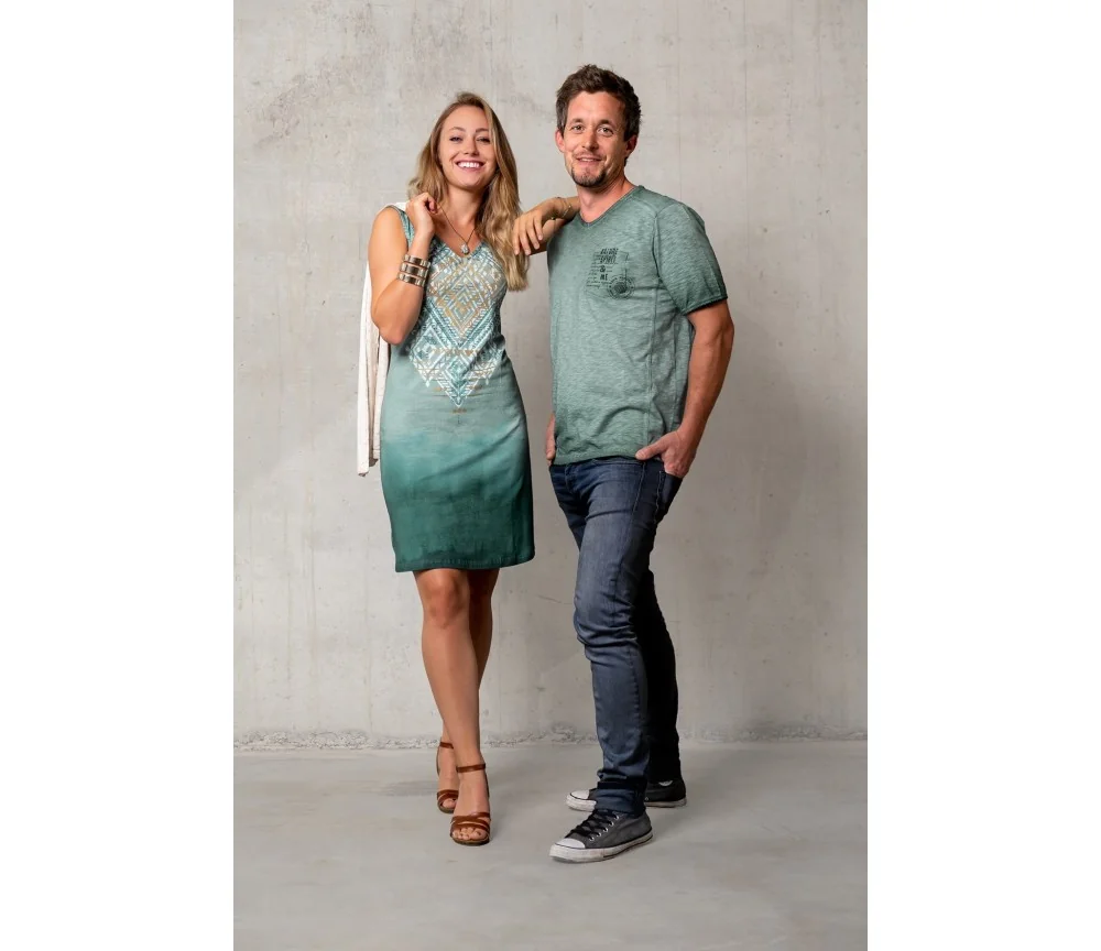 Spirit of OM - Kleid Bakti - green/smaragd