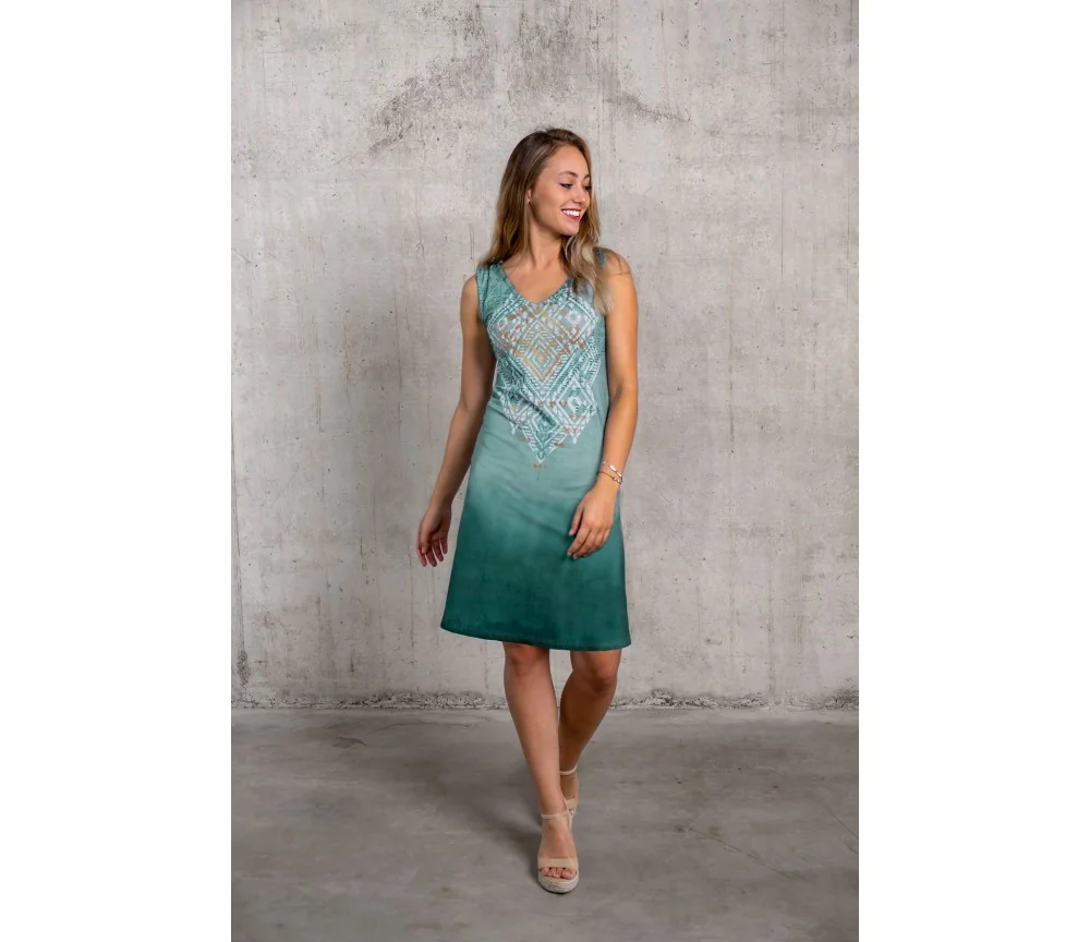Spirit of OM - Kleid Bakti - green/smaragd
