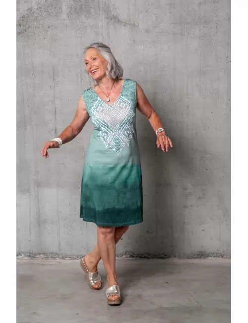Spirit of OM - Kleid Bakti - green/smaragd