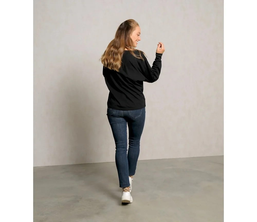 Spirit of OM - Oversize Shirt Motivation - schwarz