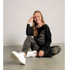 Spirit of OM - Oversize Shirt Motivation - schwarz