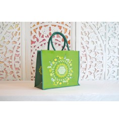 Spirit of OM - Jutetasche - grün