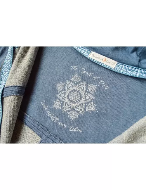 Spirit of OM - Sweatjacke women - jeansblau